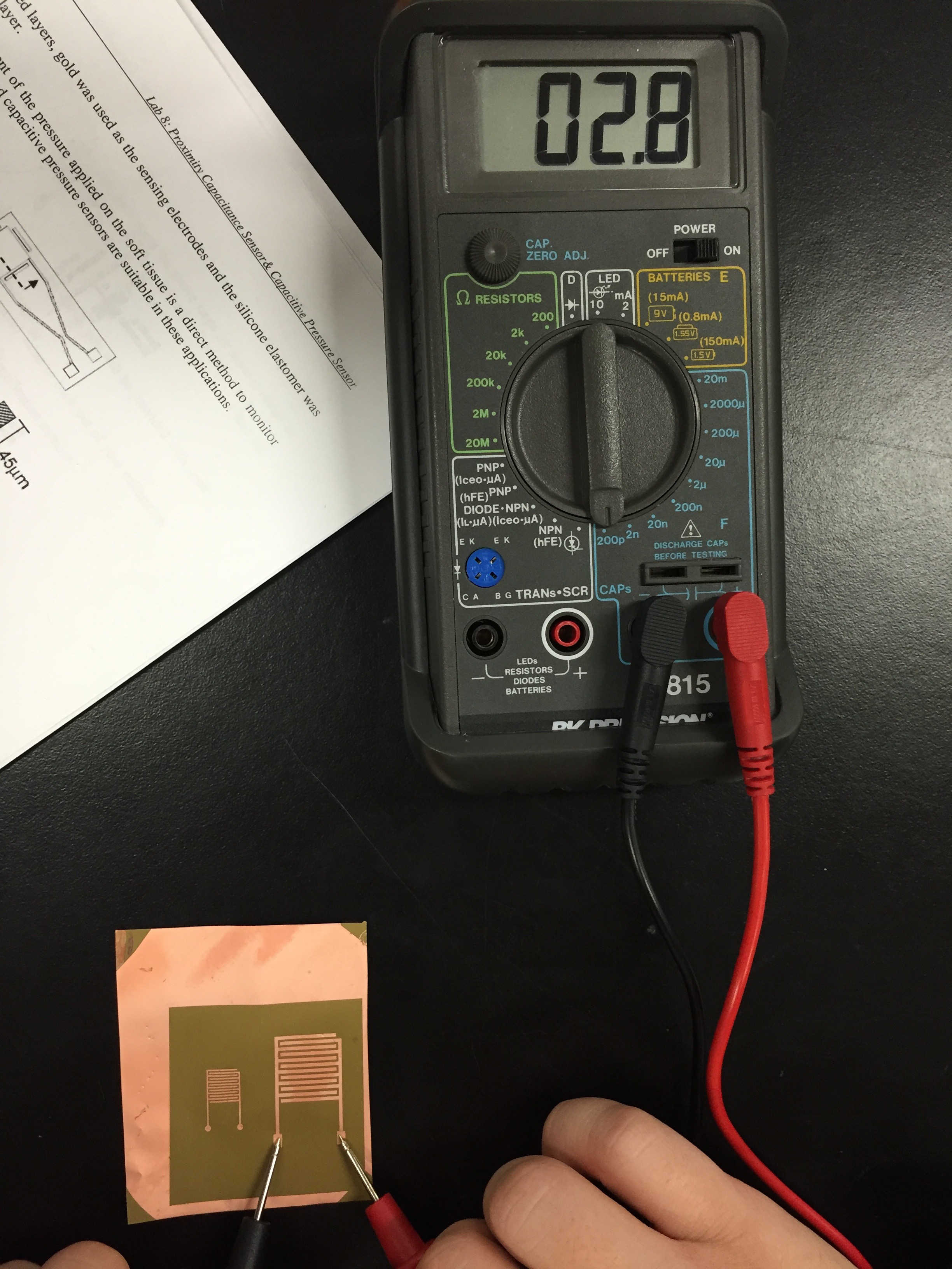 touch sensor testing touch sensor